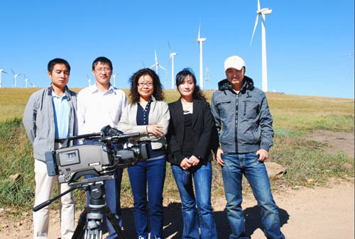 摄制组赴扬州拍摄凯盛能源企业宣传片